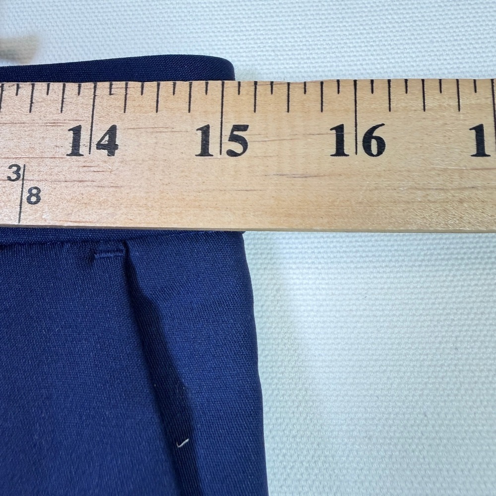 EXPRESS Navy Blue Columnist Barely Boot Mid Rise Dress Pants 6P - Picture 6 of 7